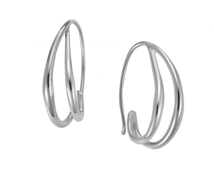 'Duo Hoop' Earrings